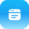 Light Infrastructre - Payment24 - Payment24 App icon showing a white form/message card on a blue rounded-square background.